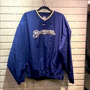 Milwaukee Brewers Nike Jacket Windbreaker pullover